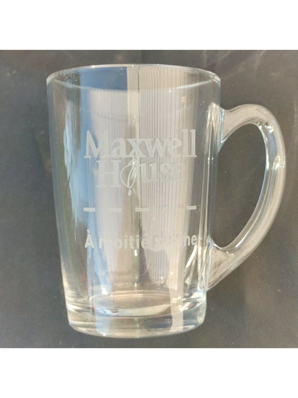 ATTRACTIVE Glass Maxwell House Coffee Mug